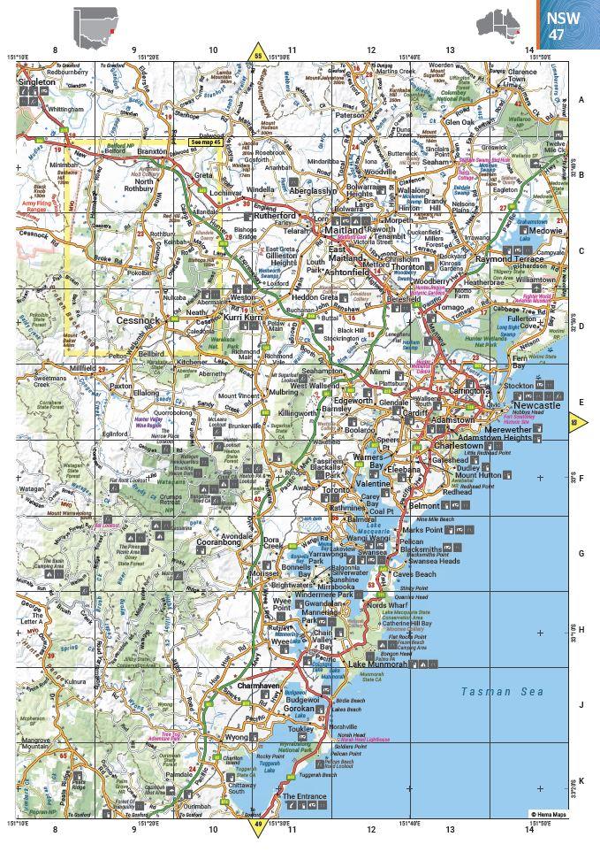 Australia Road & 4WD Handy - 185 x 248mm
