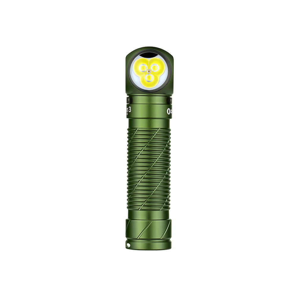 Olight Perun 3 Versatile Led Rechargeable Head Torch from Head to Hand