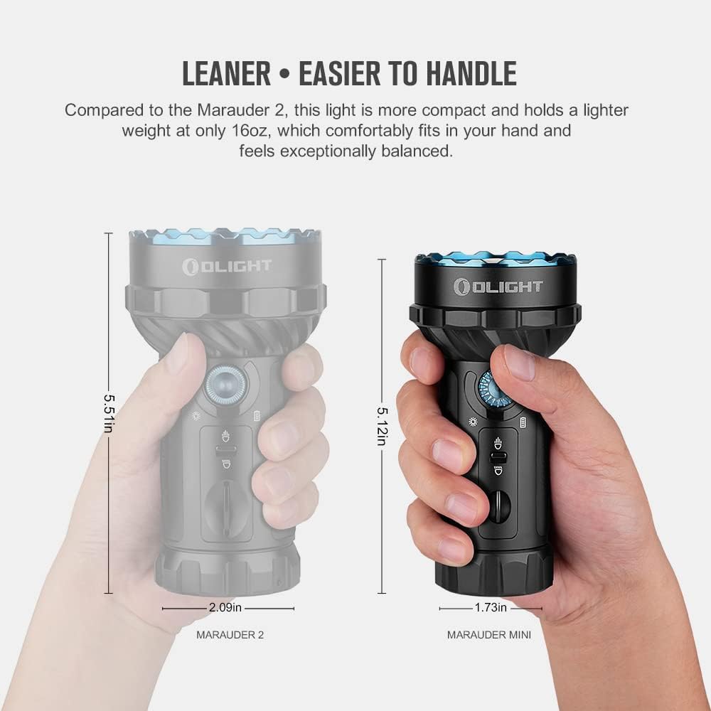 Olight Marauder Mini 7000 Lumens High Intensity RGB LED Torch