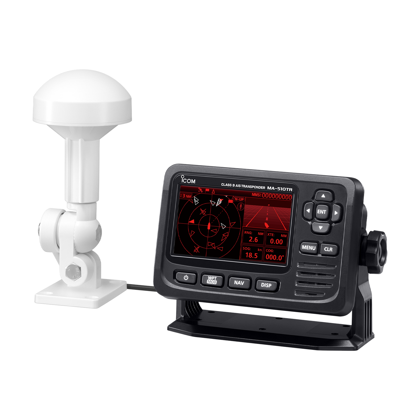 MA-510TR - Class B AIS Transponder with Wide Angle Colour TFT LCD