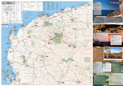 Pilbara & Coral Coast Map - HEMA