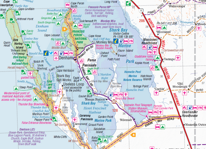 Mid West Western Australia Map - HEMA
