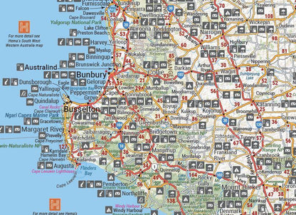 Western Australia Handy Map - HEMA