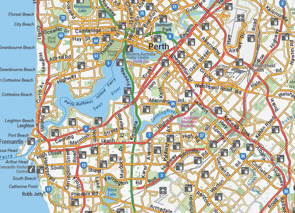 Western Australia State Map Fold Out - HEMA