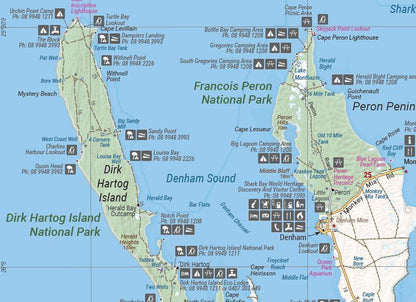 Pilbara & Coral Coast Map - HEMA