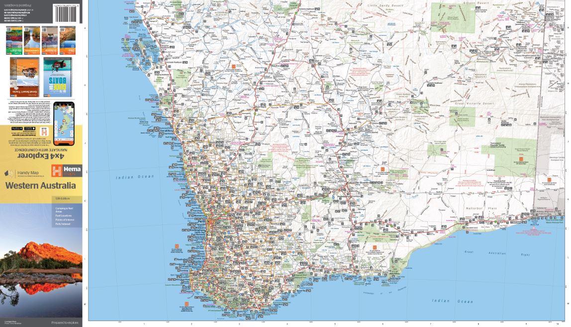 Western Australia Handy Map - HEMA