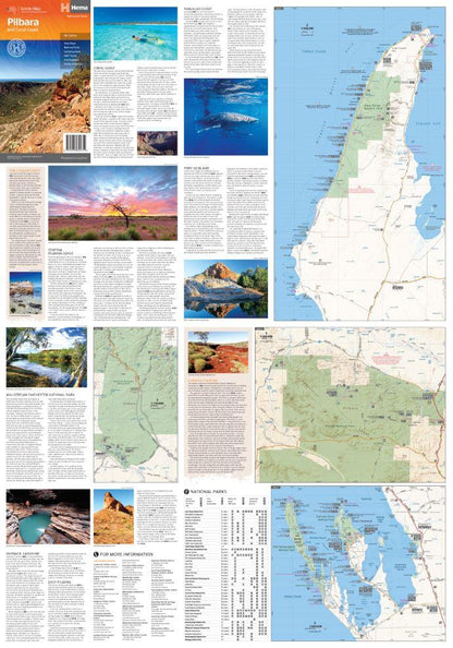 Pilbara & Coral Coast Map - HEMA