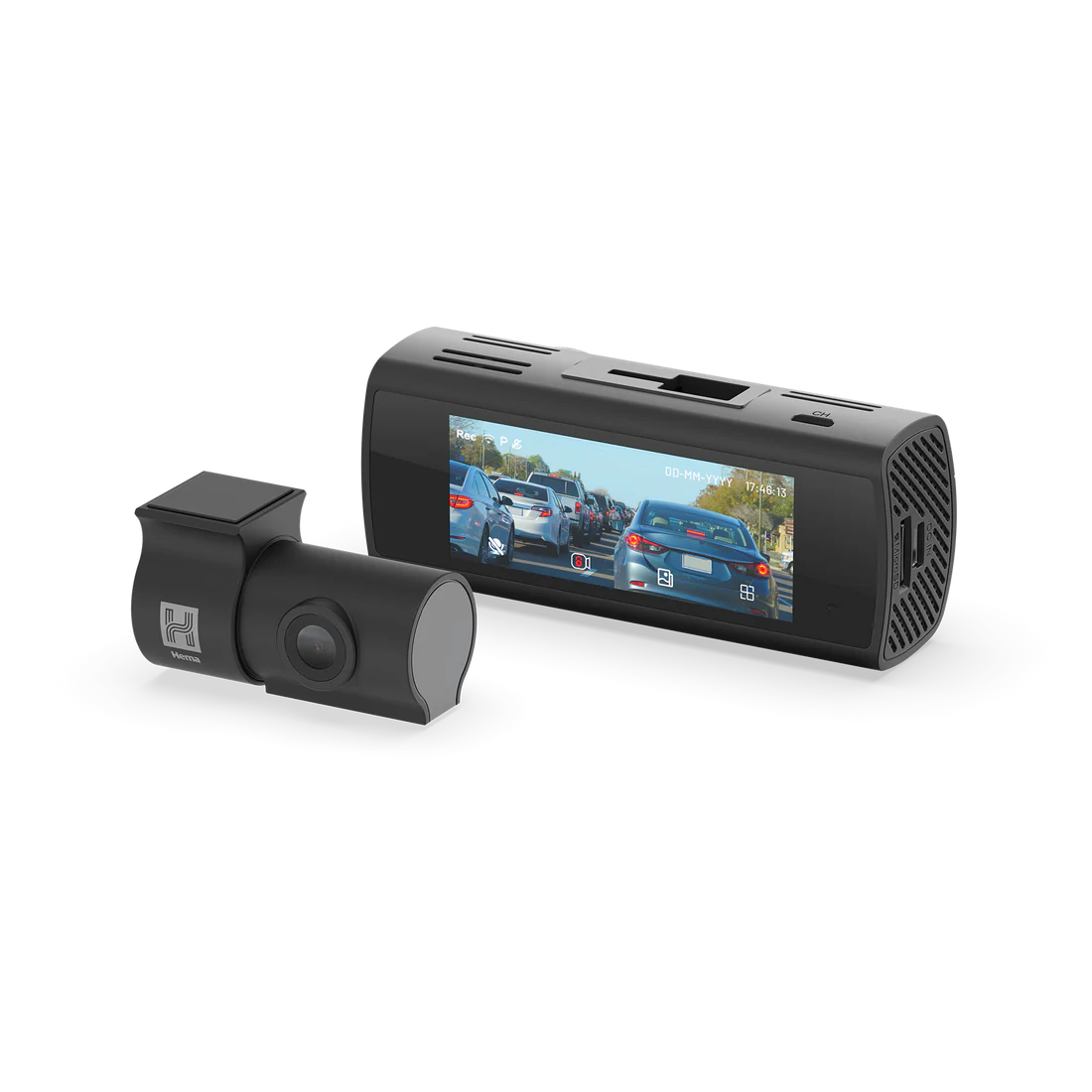 HEMA MAPS - DVR22 DUAL CHANNEL DASH CAMERA WITH 3.2" SCREEN