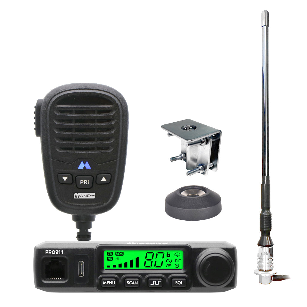 Anc Ashley Ruff PRO911 MIDLAND 12/24V ANC COMPACT UHF – Ruff Road Communications