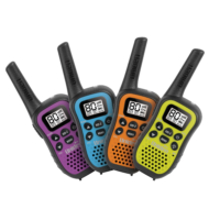 Uniden CB UH45-4 80 Channel UHF CB Handheld Radio (Walkie-Talkie) with Kid Zone – Quad Colour Pack