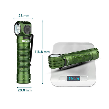 Olight Perun 3 Versatile Led Rechargeable Head Torch from Head to Hand