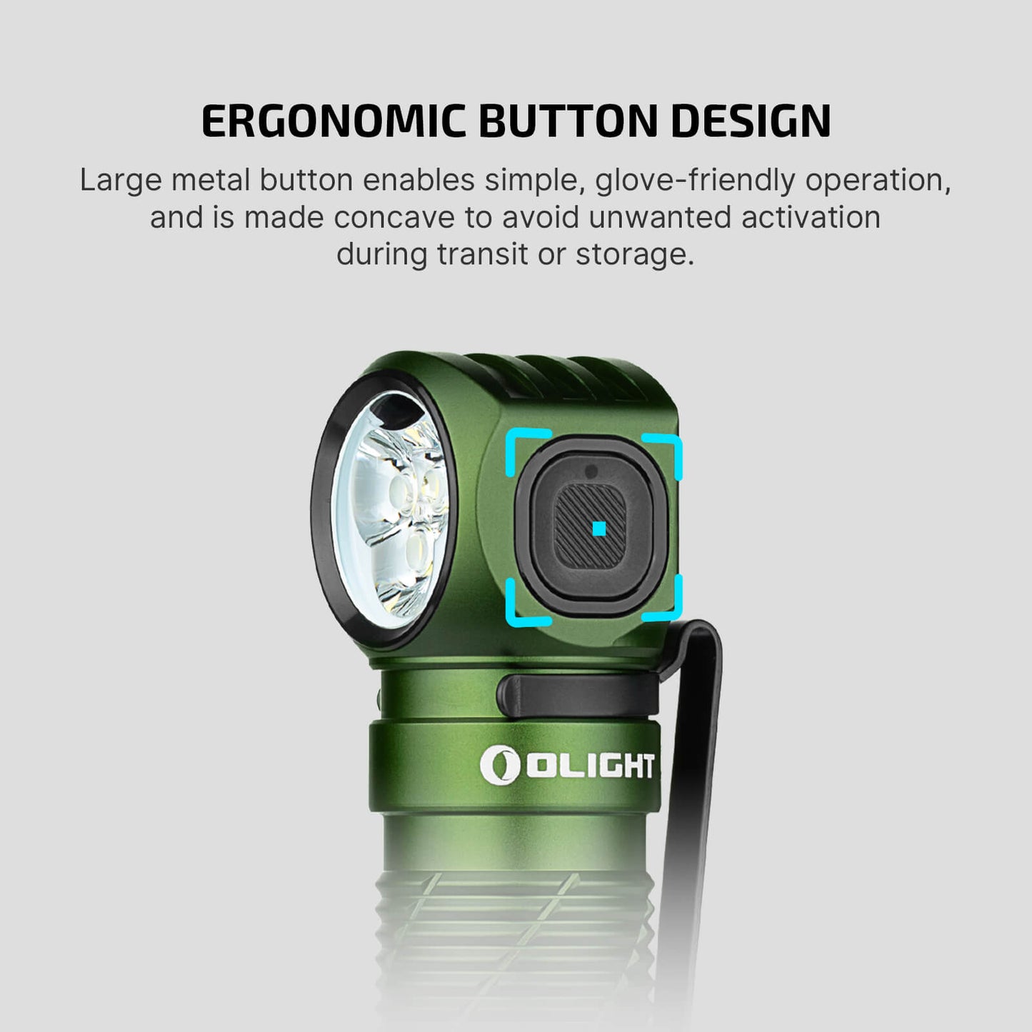 Olight Perun 3 Versatile Led Rechargeable Head Torch from Head to Hand