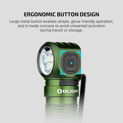 Olight Perun 3 Versatile Led Rechargeable Head Torch from Head to Hand