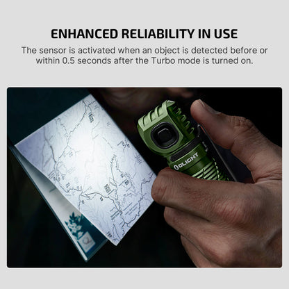 Olight Perun 3 Versatile Led Rechargeable Head Torch from Head to Hand