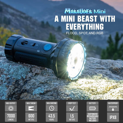 Olight Marauder Mini 7000 Lumens High Intensity RGB LED Torch